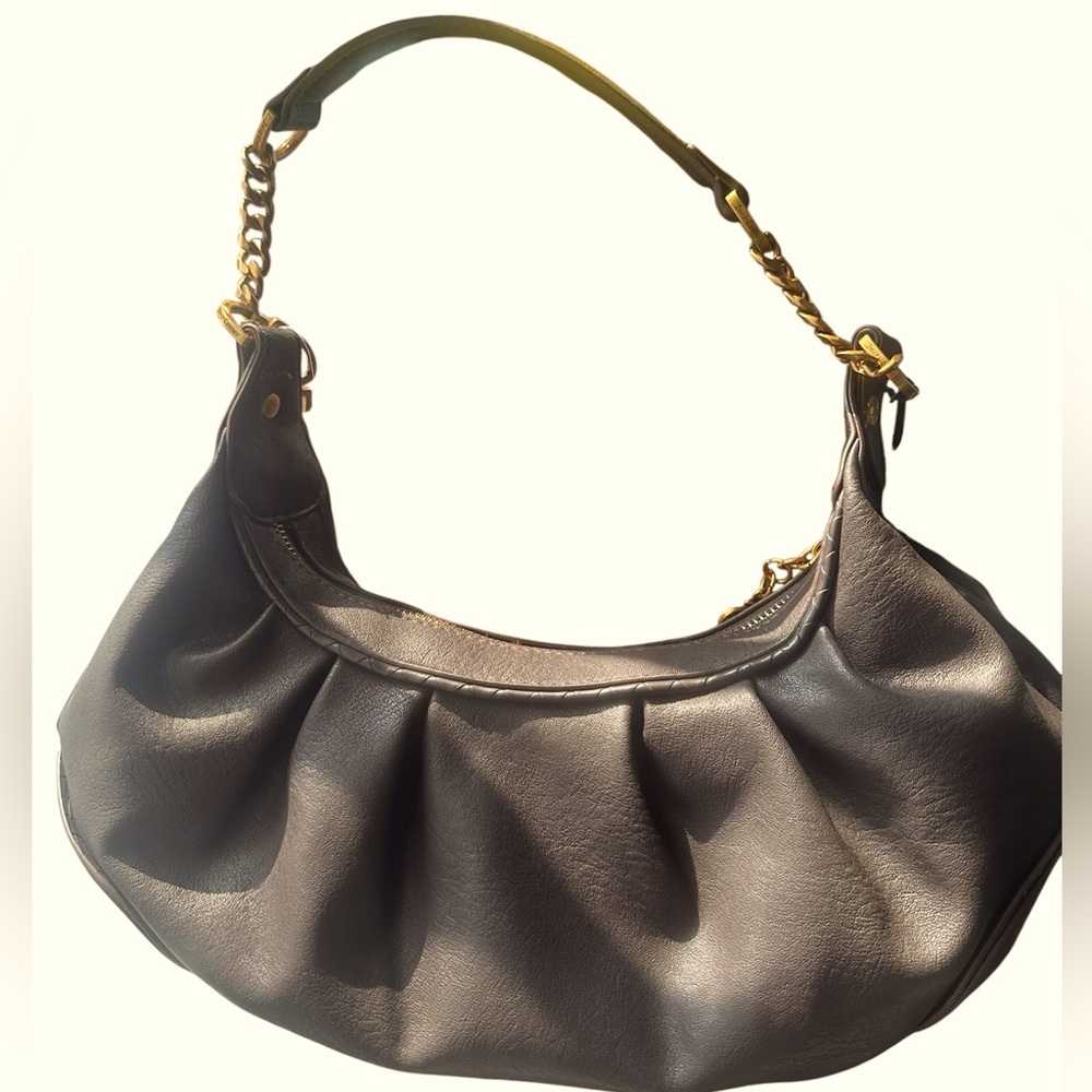 NWT Juicy Couture Exclusive Chocolate Romance Hobo Shoulder Bag with Pink Bow - Picture 3 of 9